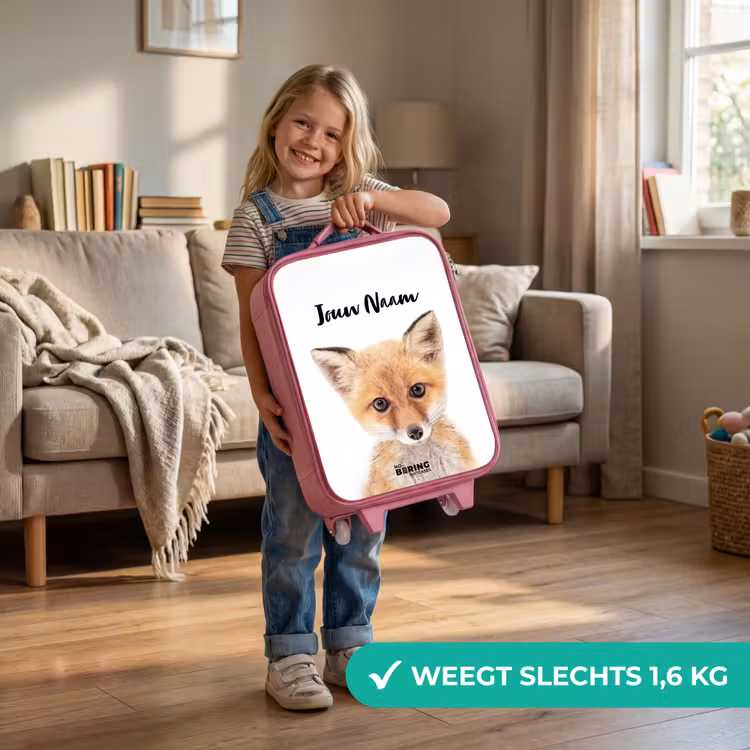 Vicky Vosje Kinderkoffer - Roze klein -sfeer2_NL
