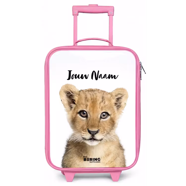 Winnie Welpje Kinderkoffer - Roze klein -zz3dotto