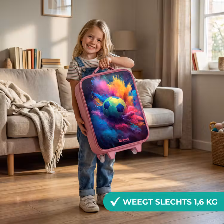 Neon - Bal - Kleurrijk Kinderkoffer - Roze klein -sfeer2_NL