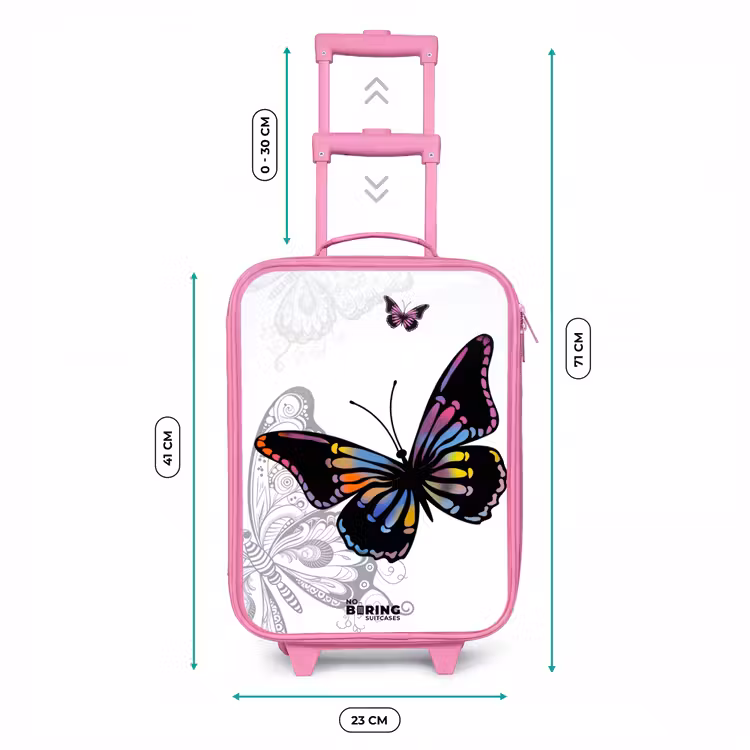 Petal papillon Kinderkoffer - Roze klein -productfoto_formaten