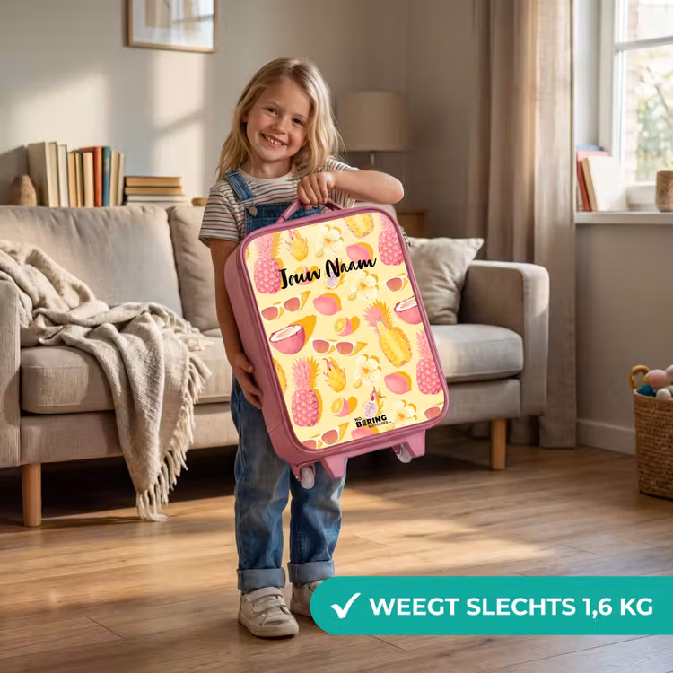 Pina colada Kinderkoffer - Roze klein -sfeer2_NL