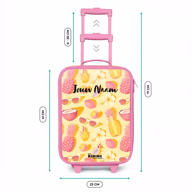 Pina colada Kinderkoffer - Roze klein -productfoto_formaten