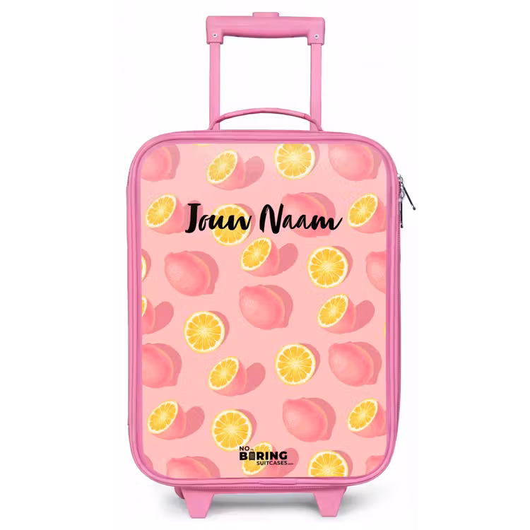 Pink limoncello Kinderkoffer - Roze klein -zz3dotto