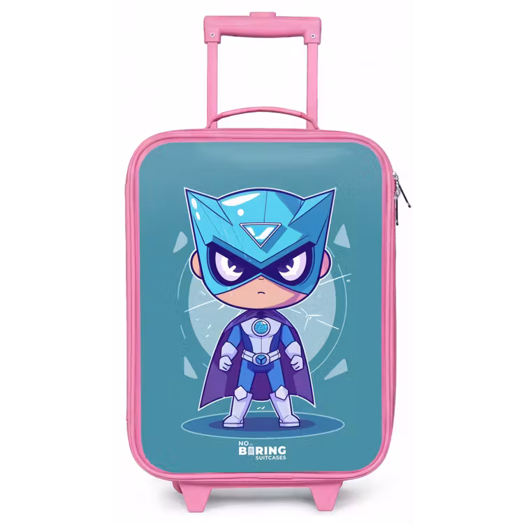 Turquoise tornado Kinderkoffer - Roze klein -zz3dotto