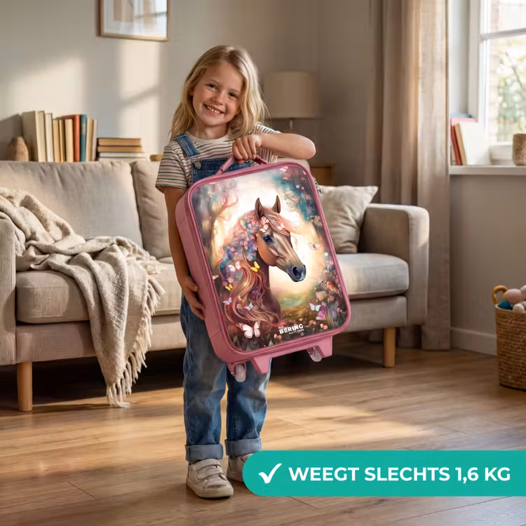 Vlindermerrie Kinderkoffer - Roze klein -sfeer2_NL