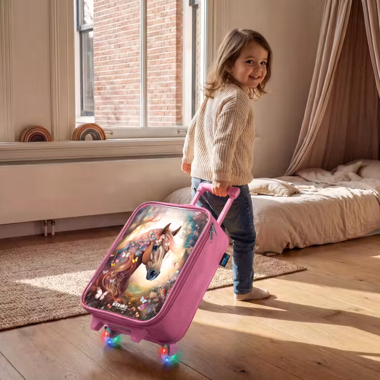 Vlindermerrie Kinderkoffer - Roze klein -sfeer1