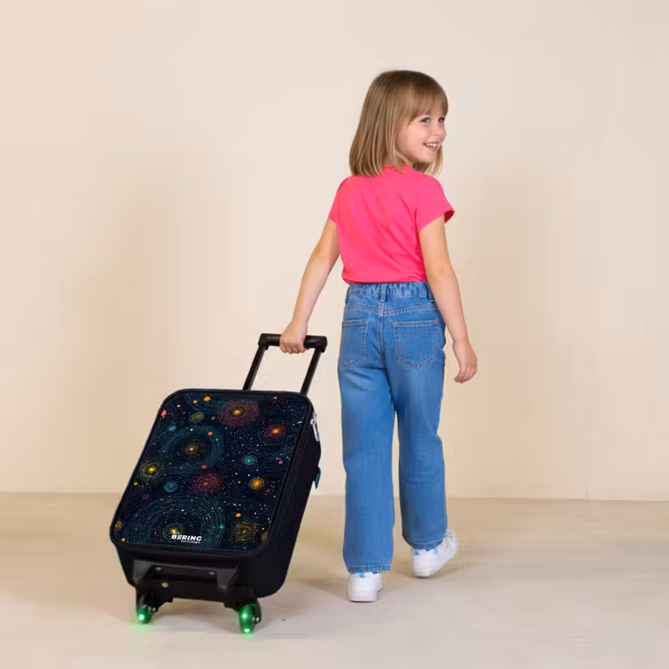 Sterren - Planeten - Kleurrijk Kinderkoffer - Zwart klein -sfeer1