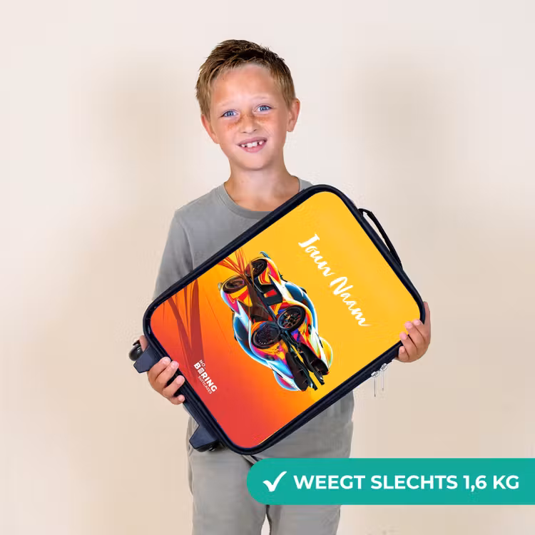 Sunbeam sprinter Kinderkoffer - Zwart klein -sfeer4_NL