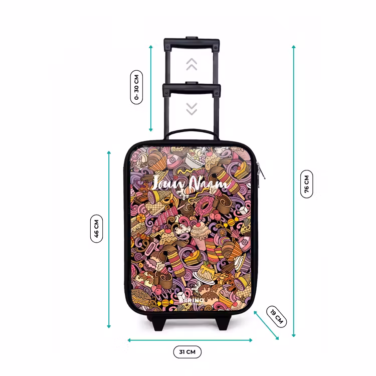 Sweet surprises Kinderkoffer - Zwart klein -productfoto_formaten