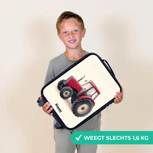 Tractor - Getekend - Rood Kinderkoffer - Zwart klein -sfeer4_NL