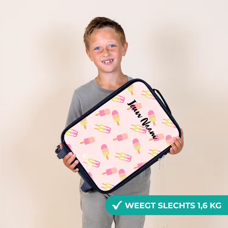 Wervelende waterijsjes Kinderkoffer - Zwart klein -sfeer4_NL