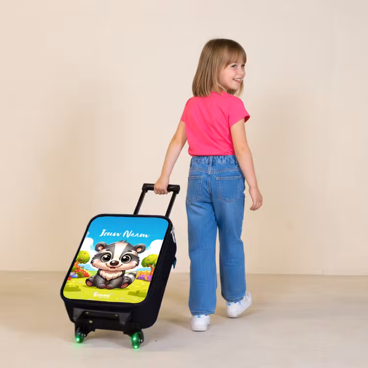 Willy Wipstaart Kinderkoffer - Zwart klein -sfeer1