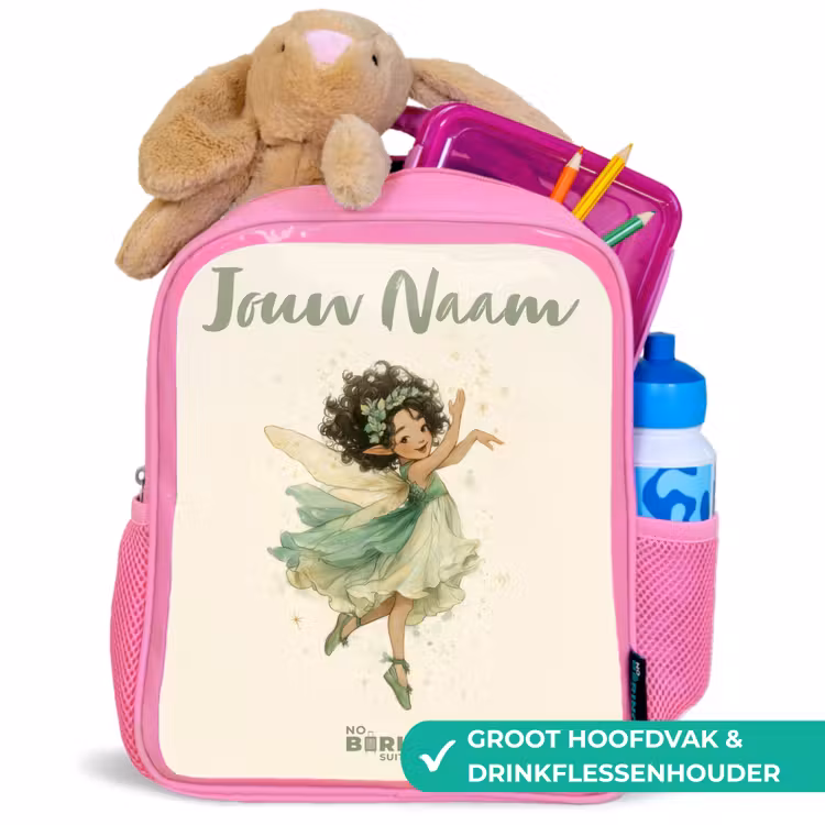 Dansende bosfee Kinderrugzak - Roze middel -inhoud_NL