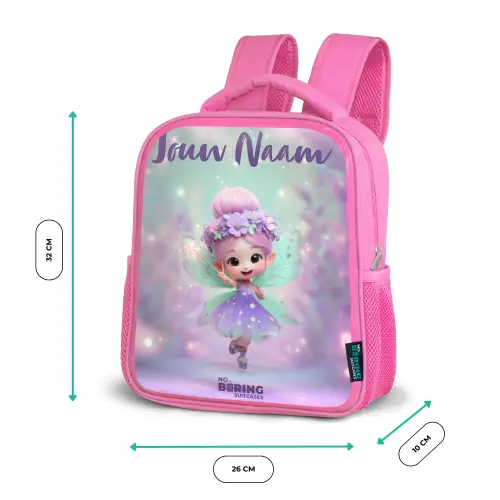 Elf - Tover - Magisch Kinderrugzak - Roze middel -productfoto_formaten
