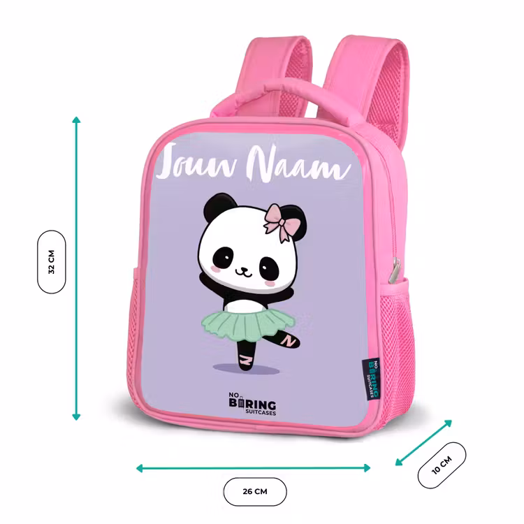 Kawai - Ballet - Panda Kinderrugzak - Roze middel -productfoto_formaten