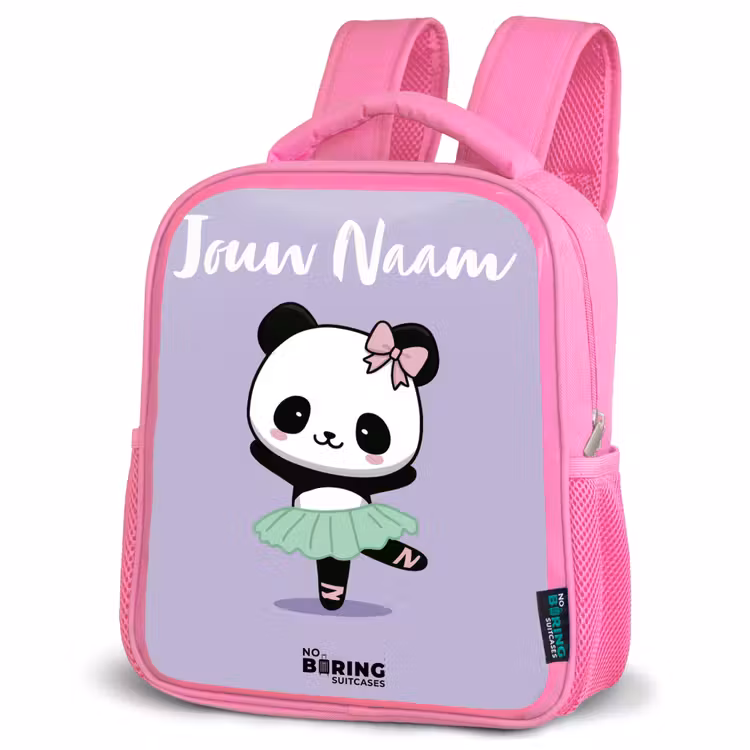 Kawai - Ballet - Panda Kinderrugzak - Roze middel -schuin