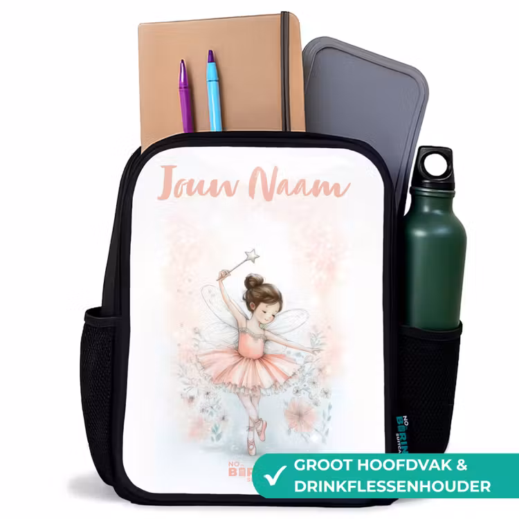 Ballerina - Elf - Fee Rugzak - Zwart middel -inhoud_NL