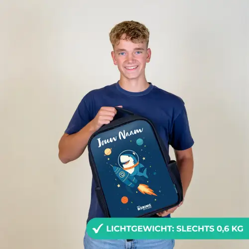 Dier - Ruimte - Planeet - Raket Rugzak - Zwart middel -sfeer7_NL