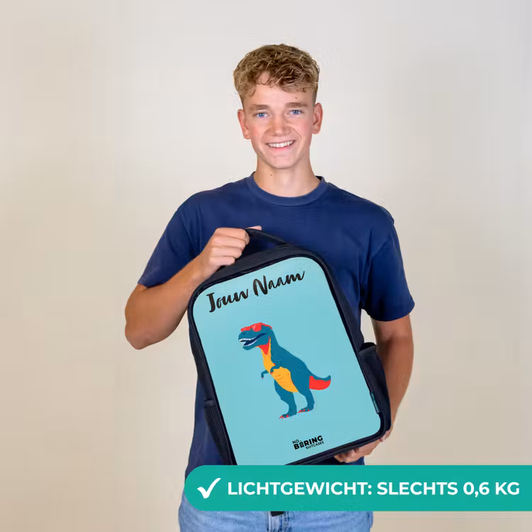 Dino - Dier - Zonnebril Rugzak - Zwart middel -sfeer7_NL