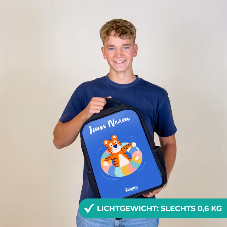Tijger - Zwemband - Water Rugzak - Zwart middel -sfeer7_NL