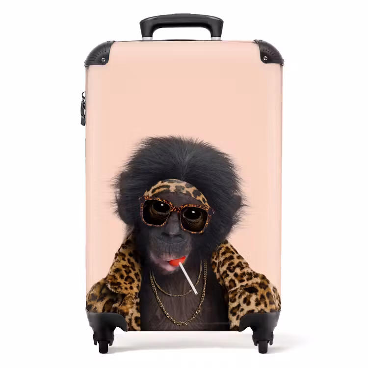 Aap met Loly NBS - Handbagage koffer - Unisex middel -productfoto_recht