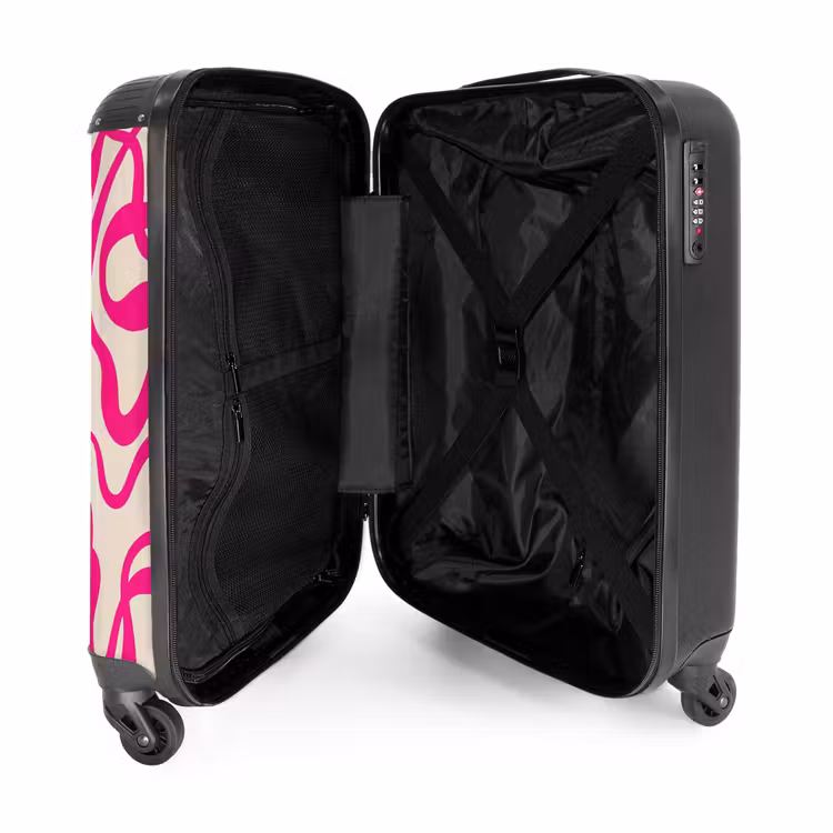 9 NBS - Handbagage koffer - Unisex middel -binnenkant