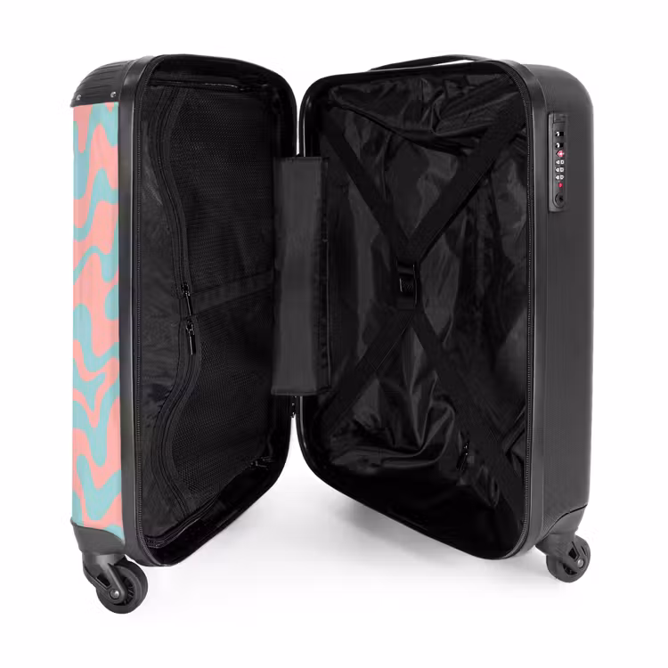 7 NBS - Handbagage koffer - Unisex middel -binnenkant