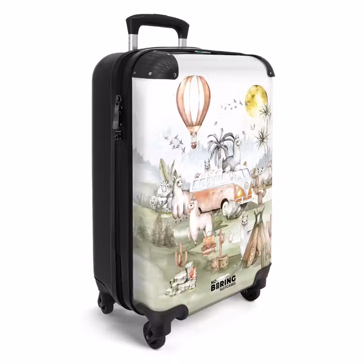 Alpaca avontuur NBS - Handbagage koffer - Unisex middel -productfoto_3d