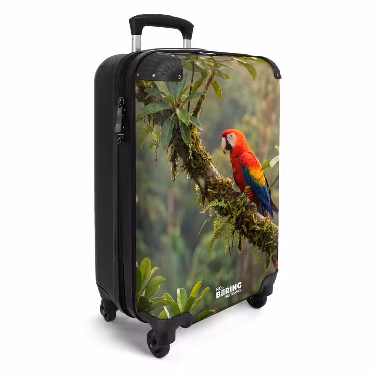 Koffer - Ara - Jungle - Rood - Ara - Jungle - Rood NBS - Handbagage koffer - Volwassenen Unisex middel