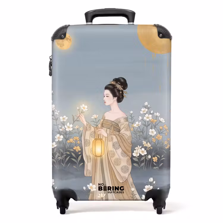 Koffer - Aziatisch - Vrouw - Kimono - Aziatisch - Vrouw - Kimono NBS - Handbagage koffer - Volwassenen Unisex middel