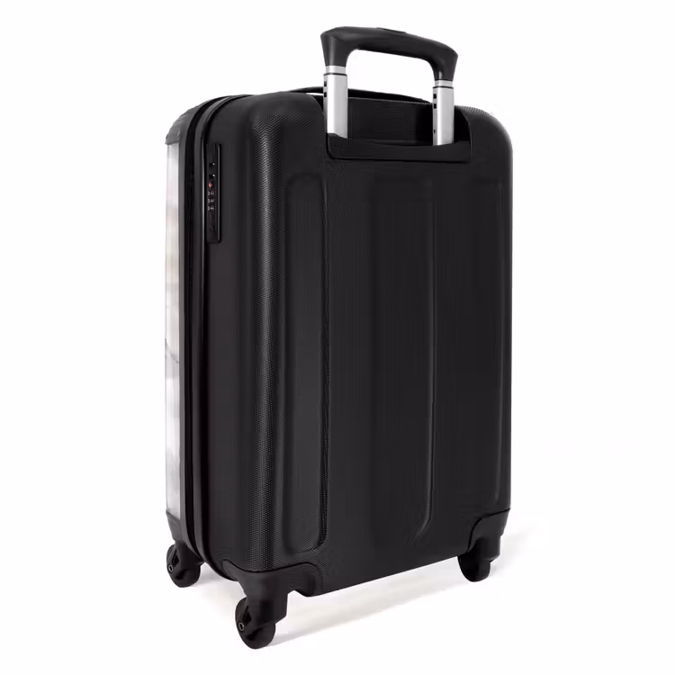Koffer - Bamboe - Azië - Grijs - Bamboe - Azië - Grijs NBS - Handbagage koffer - Volwassenen Unisex middel
