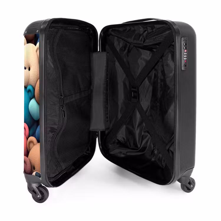 Beren Bonanza NBS - Handbagage koffer - Unisex middel -binnenkant