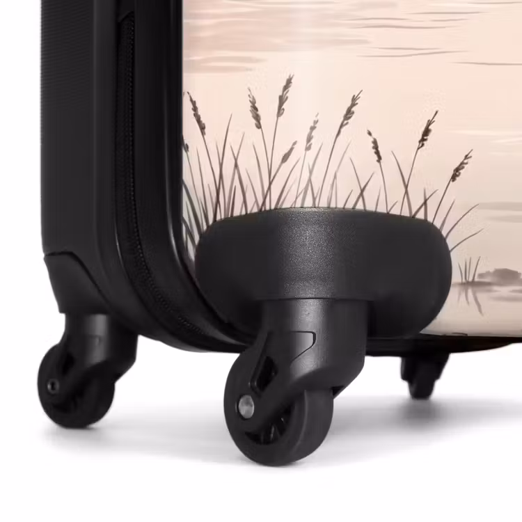 Koffer - Bergtop - Meer - Bloesem - Bergtop - Meer - Bloesem NBS - Handbagage koffer - Volwassenen Unisex middel