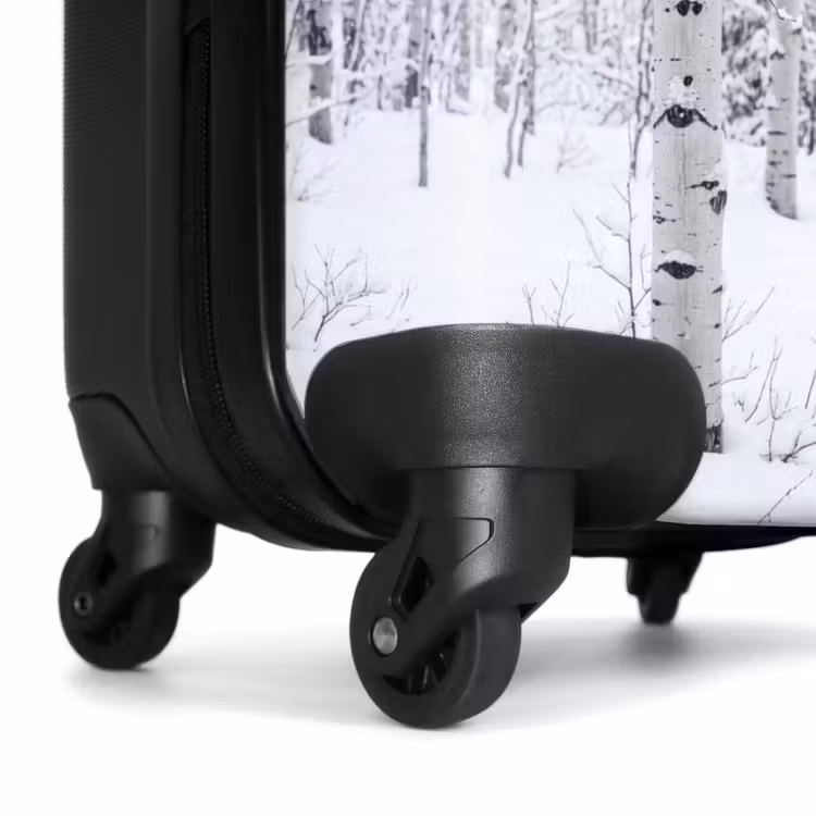 Koffer - Berkenbomen - Sneeuw - Winter - Bos - Wit - Berkenbomen - Sneeuw - Winter - Bos - Wit NBS - Handbagage koffer - Volwassenen Unisex middel
