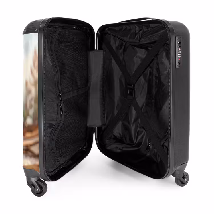 Bertus Bouwbever NBS - Handbagage koffer - Unisex middel -binnenkant