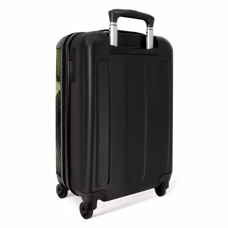 Koffer - Bladeren - Groen - Tropisch - Natuur - Bladeren - Groen - Tropisch - Natuur NBS - Handbagage koffer - Volwassenen Unisex middel