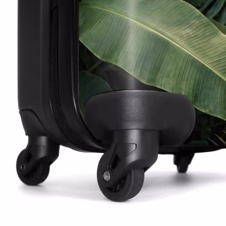 Koffer - Bladeren - Groen - Tropisch - Natuur - Bladeren - Groen - Tropisch - Natuur NBS - Handbagage koffer - Volwassenen Unisex middel