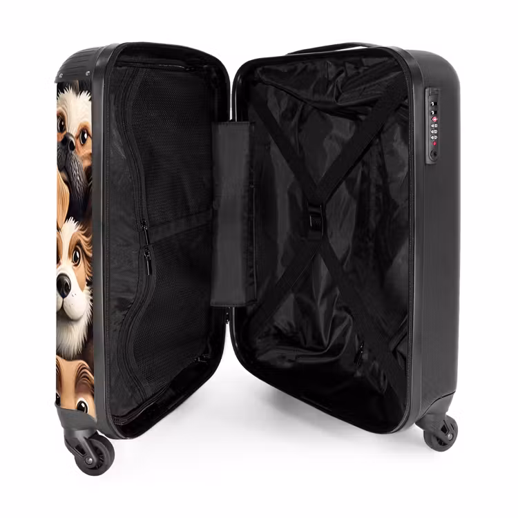 Blaffende Bende NBS - Handbagage koffer - Unisex middel -binnenkant