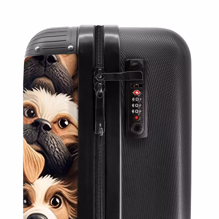 Blaffende Bende NBS - Handbagage koffer - Unisex middel -slot