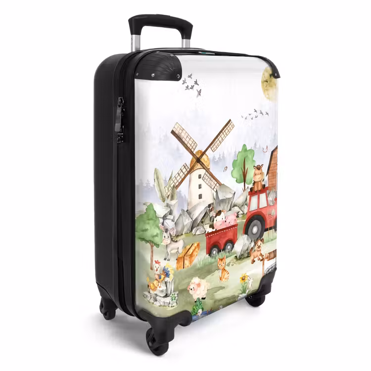 Boerderij belevenis NBS - Handbagage koffer - Unisex middel -productfoto_3d