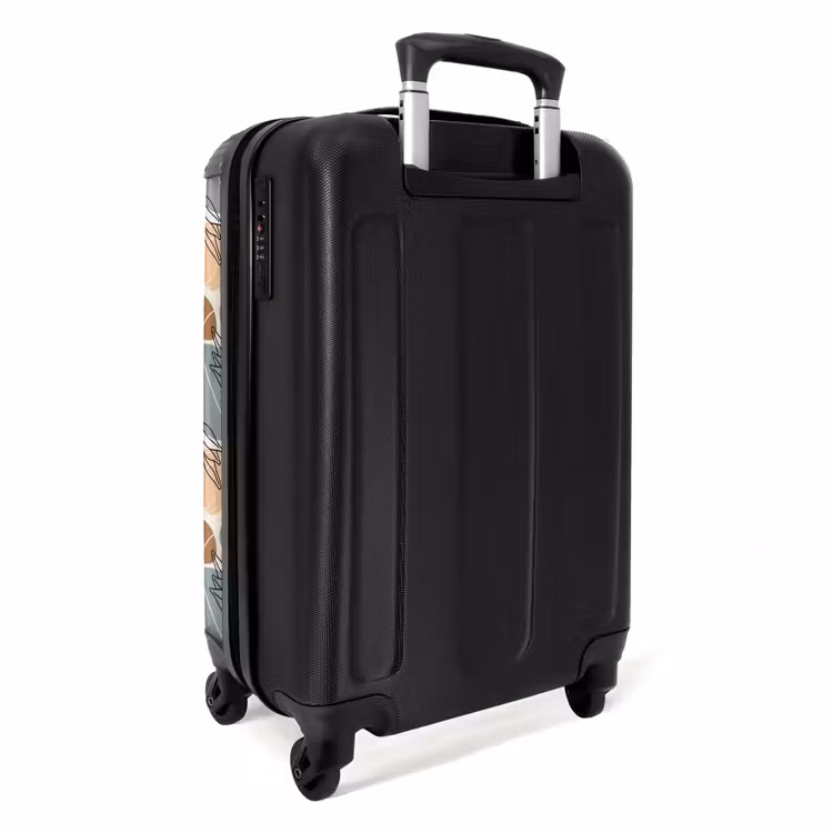 Boho - Zachte aardetinten NBS - Handbagage koffer - Unisex middel -achterkant