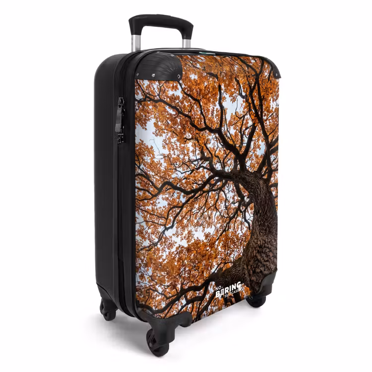 Koffer - Boom - Bladerdak - Herfst - Oranje - Sfeervol - Boom - Bladerdak - Herfst - Oranje - Sfeervol NBS - Handbagage koffer - Volwassenen Unisex middel