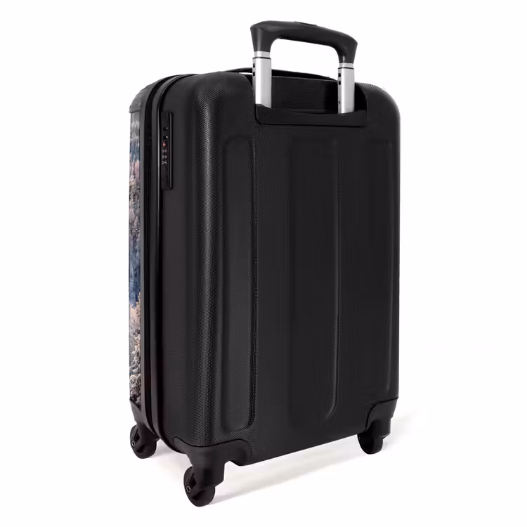 Koffer - Bos - Bergen - Goud - Winter - Warm - Bos - Bergen - Goud - Winter - Warm NBS - Handbagage koffer - Volwassenen Unisex middel