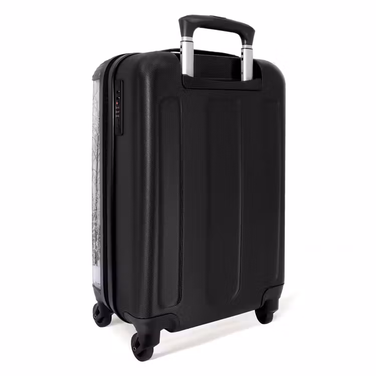 Koffer - Bos - Sneeuw - Pad - Winter - Stilte - Bos - Sneeuw - Pad - Winter - Stilte NBS - Handbagage koffer - Volwassenen Unisex middel