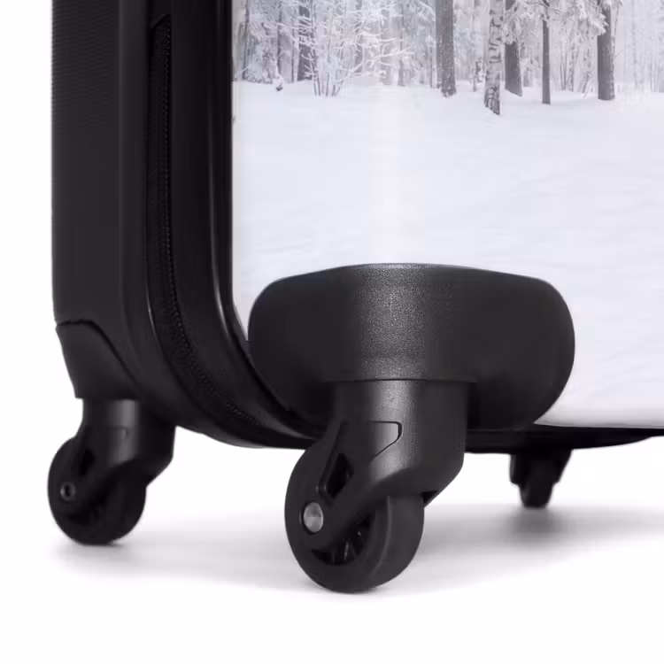 Koffer - Bos - Sneeuw - Pad - Winter - Stilte - Bos - Sneeuw - Pad - Winter - Stilte NBS - Handbagage koffer - Volwassenen Unisex middel