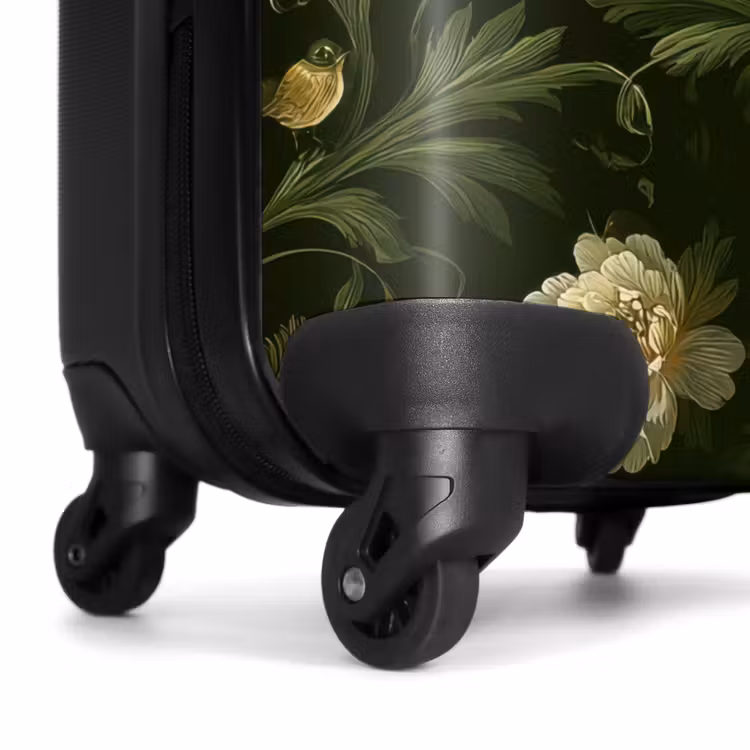 Koffer - Botanisch - Naadloos - Bloemen - Botanisch - Naadloos - Bloemen NBS - Handbagage koffer - Volwassenen Unisex middel