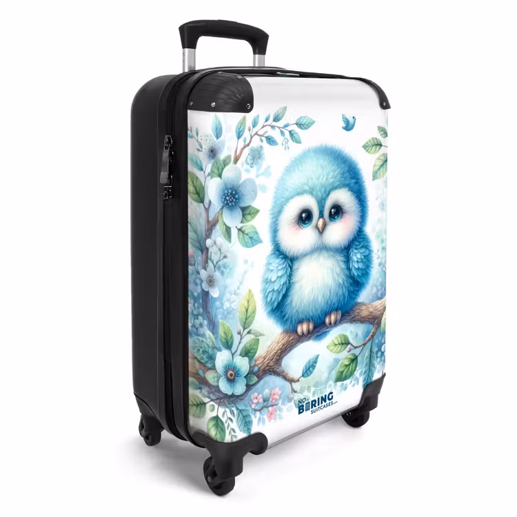 Boudewijn blauwvacht NBS - Handbagage koffer - Unisex middel -productfoto_3d