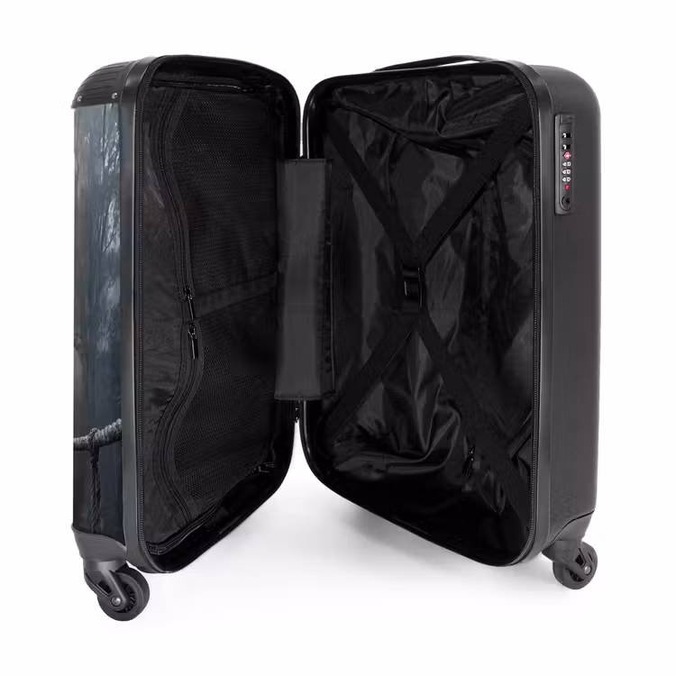 Koffer - Brug - Jungle - Mist - Natuur - Brug - Jungle - Mist - Natuur NBS - Handbagage koffer - Volwassenen Unisex middel