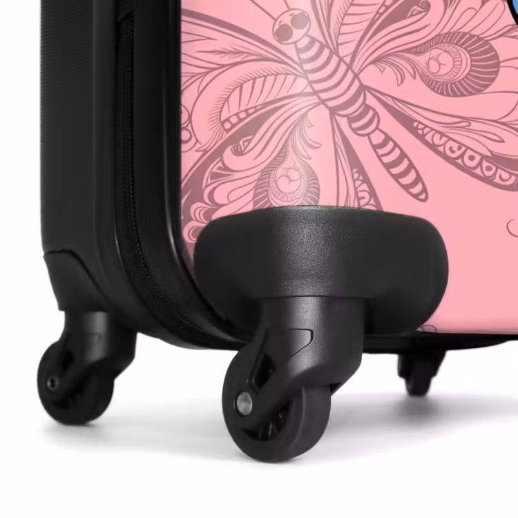 Bubblegum butterfly NBS - Handbagage koffer - Unisex middel -wiel