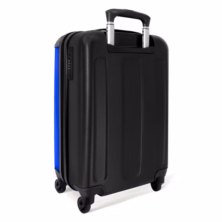 Koffer - Burger - Blauw - Wit - Burger - Blauw - Wit NBS - Handbagage koffer - Volwassenen Unisex middel